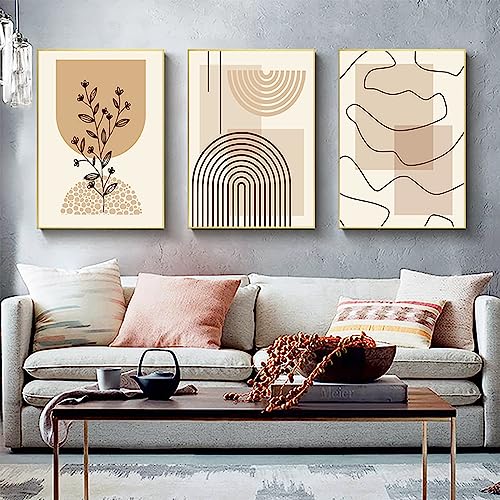 PYNVDD Leinwandposter, Moderne Minimalistische Abstrakte Wandkunst, Böhmisches Posterset Geometrische Wanddekoration - Kein Rahmen (Bild-1,30x40cm*3)… von PYNVDD