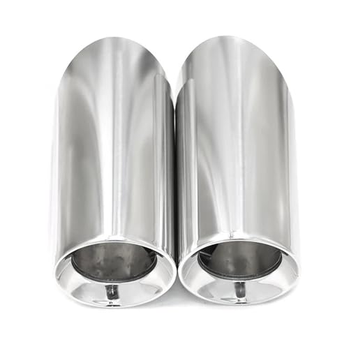 PYPFQUMQGR Edelstahl-Auspuffspitzen Für B&MW F20 F21 M135 F22 F23 M235i M240i F30 F31 335i 340i F34 F32 F33 435i 440i Auspuffblende Auspuffrohr(L R Silver) von PYPFQUMQGR