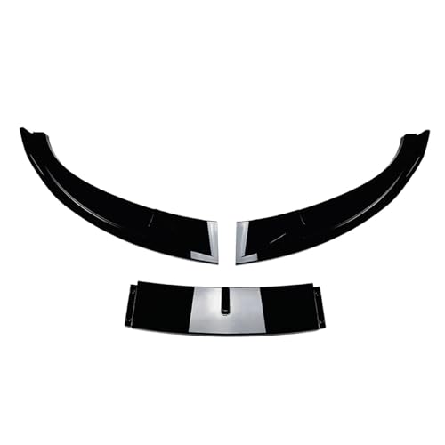 PYPFQUMQGR Frontstoßstange Spoiler Lippe Für 5 Series E60 E61 M5 2005 2006 2007 2008 2009 2010 Außen Frontspoiler Lippe Untere Klinge Splitter(Glossy Black) von PYPFQUMQGR