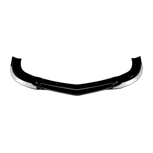 PYPFQUMQGR Frontstoßstange Spoiler Lippe Für Für C-Klasse C63 AMG W204 Vor 2007-2010 Auto Front Kinn Stoßstange Lip Spoiler Splitter Abdeckung Kit Protector(Gloss Black) von PYPFQUMQGR
