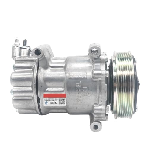 PYQMZTRV Sd7c16 AC-Kompressor, kompatibel mit Peugeot 2008 207 208 308 3008 307 508 407 5008 607 9651911480 9659875780 96598758 9678656080 von PYQMZTRV