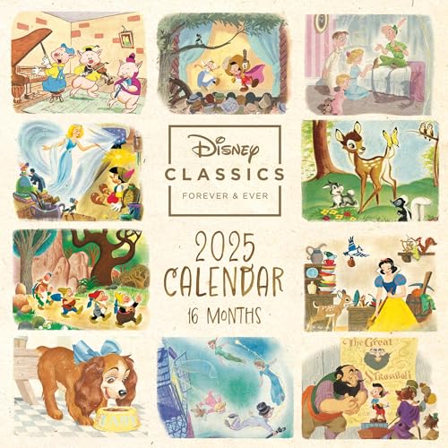 Disney Classics 2025 30X30 Broschürenkalender von PYRAMID