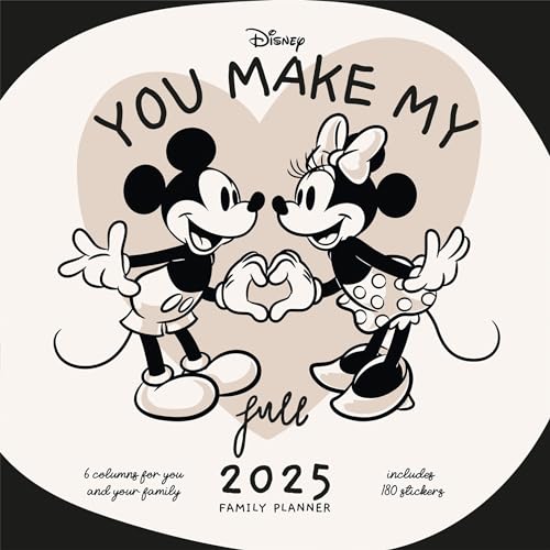 Mickey & Friends 2025 30X30 Familienplaner von PYRAMID