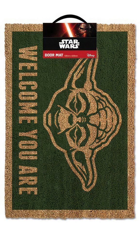 PYRAMID Fußmatte Star Wars Fußmatte Yoda Welcome You Are von PYRAMID