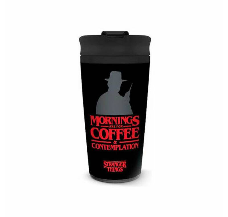 PYRAMID Geschirr-Set Stranger Things Kaffee und Kontemplation Reisebecher von PYRAMID