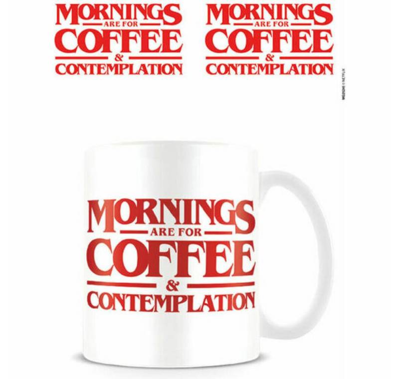 PYRAMID Geschirr-Set Stranger Things Morgen sind für Kaffee Becher von PYRAMID