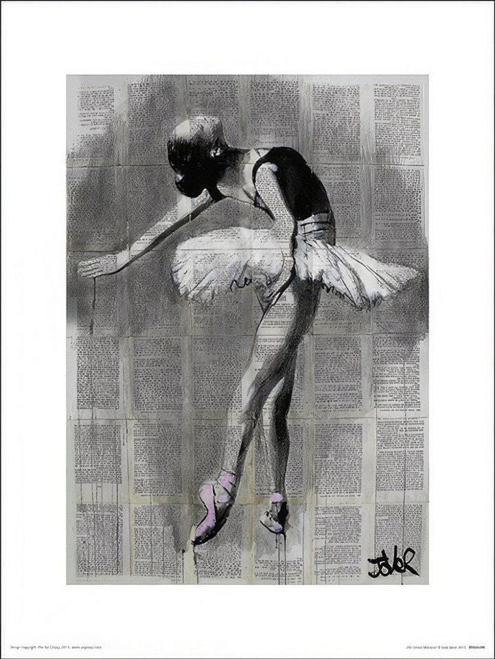 PYRAMID Poster Loui Jover Kunstdruck Her Finest Moment 30 x 40 cm von PYRAMID