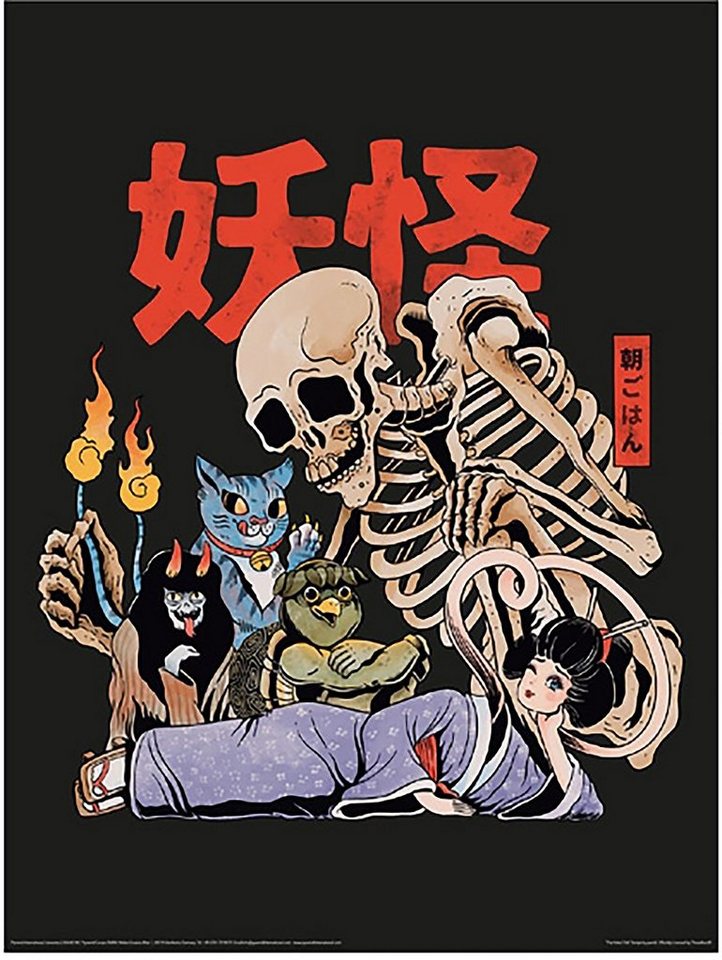 PYRAMID Kunstdruck The Yokai Club Kunstdruck ppmid, Threadless Design 30 x 40 cm PYRAMID Kunstdruck The Yokai Club Kunstdruck ppmid, Threadless Design 30 x 40 cm von PYRAMID