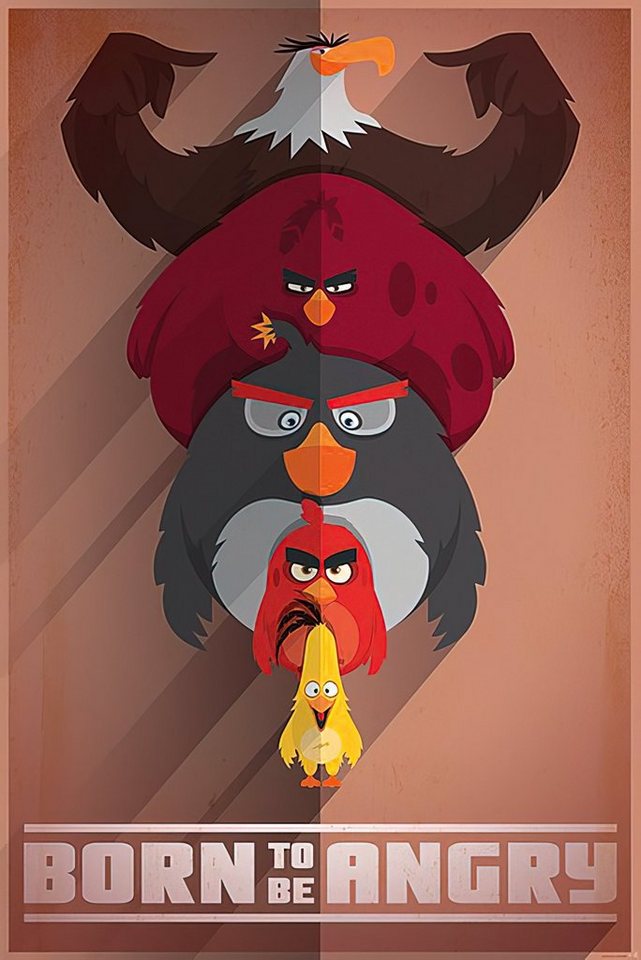 PYRAMID Poster Angry Birds Poster Born to be Angry 61 x 91,5 cm PYRAMID Poster Angry Birds Poster Born to be Angry 61 x 91,5 cm von PYRAMID