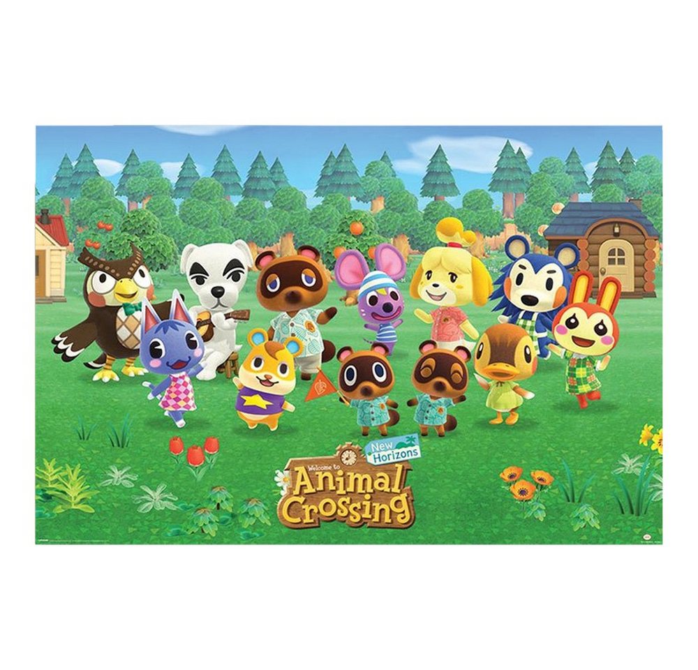 PYRAMID Poster Animal Crossing Lineup New Horizons, Animal Crossing PYRAMID Poster Animal Crossing Lineup New Horizons, Animal Crossing von PYRAMID