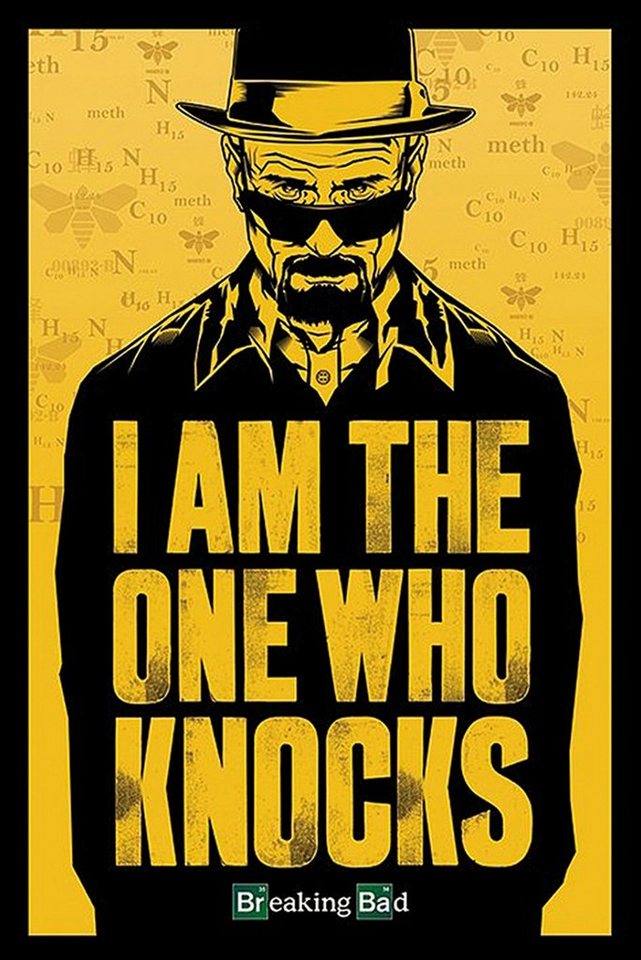 PYRAMID Poster Breaking Bad Poster I am the one who knocks 61 x 91,5 cm von PYRAMID