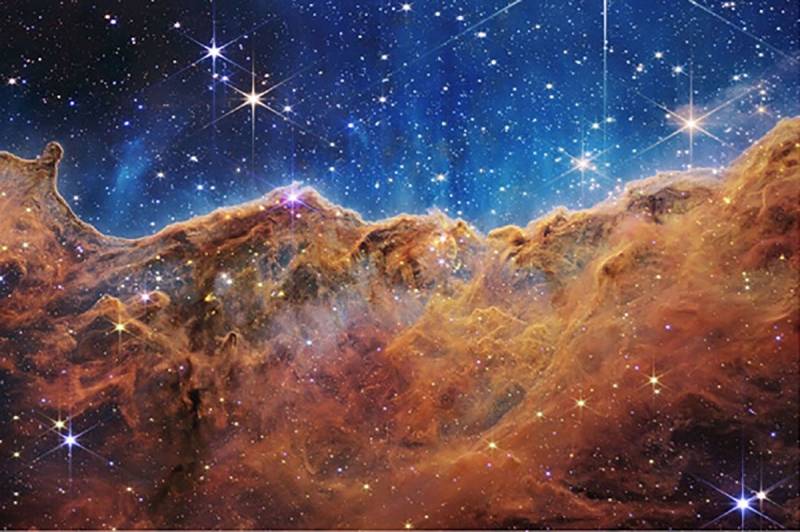 PYRAMID Poster Cosmic Cliffs Poster James Webb Weltraumteleskop 91,5 x 61 von PYRAMID