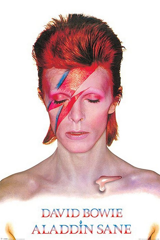 PYRAMID Poster David Bowie Poster Aladdin Sane 61 x 91,5 cm von PYRAMID