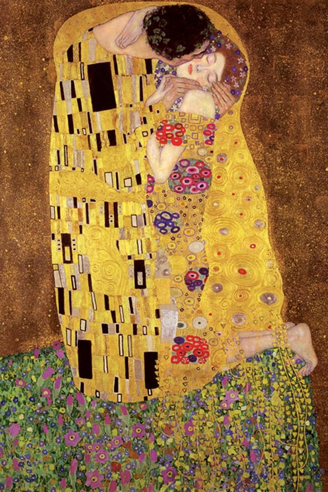PYRAMID Poster Der Kuss Poster Gustav Klimt 61 x 91,5 cm von PYRAMID
