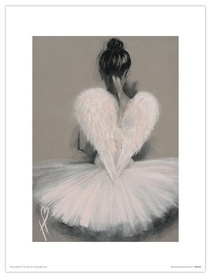 PYRAMID Poster Hazel Bowman Kunstdruck Angel Wings 30 x 40 cm von PYRAMID
