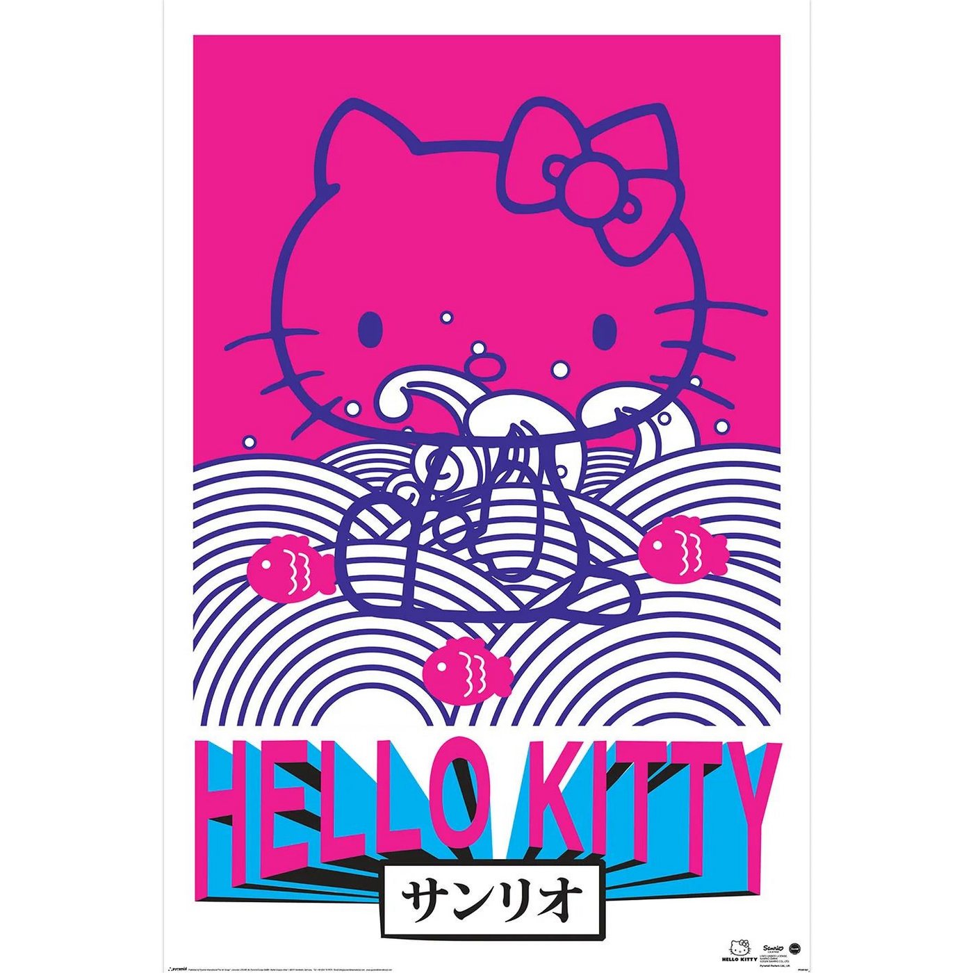PYRAMID Poster Hello Kitty Poster Tokyo Rebel 61 x 91,5 cm PYRAMID Poster Hello Kitty Poster Tokyo Rebel 61 x 91,5 cm von PYRAMID