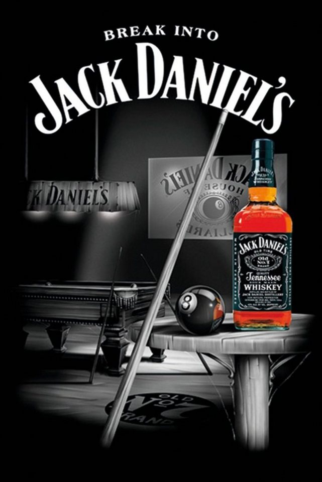 PYRAMID Poster Jack Daniel's Poster Pool 61 x 91,5 cm von PYRAMID