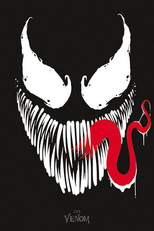 PYRAMID Poster Marvel Comics Poster Venom Face 61 x 91,5 cm von PYRAMID