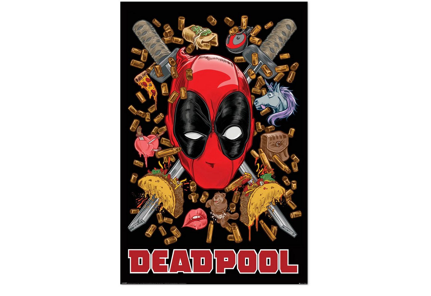PYRAMID Poster Marvel Deadpool Poster Chimichanga 61 x 91,5 cm von PYRAMID