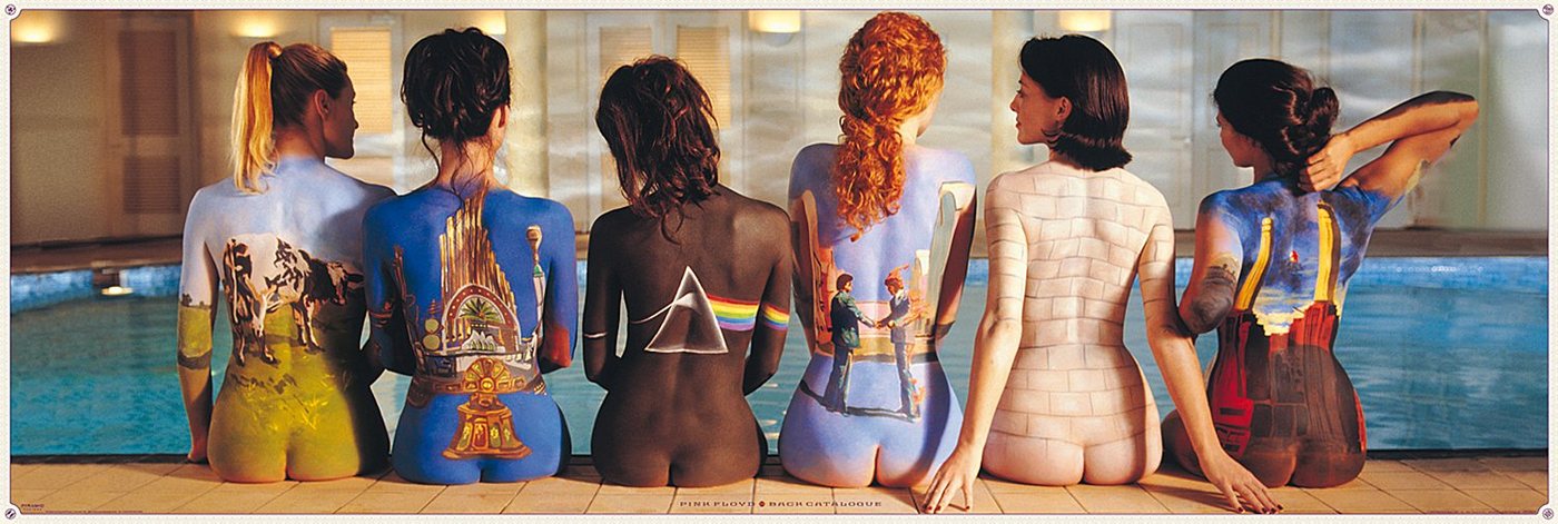 PYRAMID Poster Pink Floyd Poster 6 Girls Bodypainting 158 x 53 cm von PYRAMID