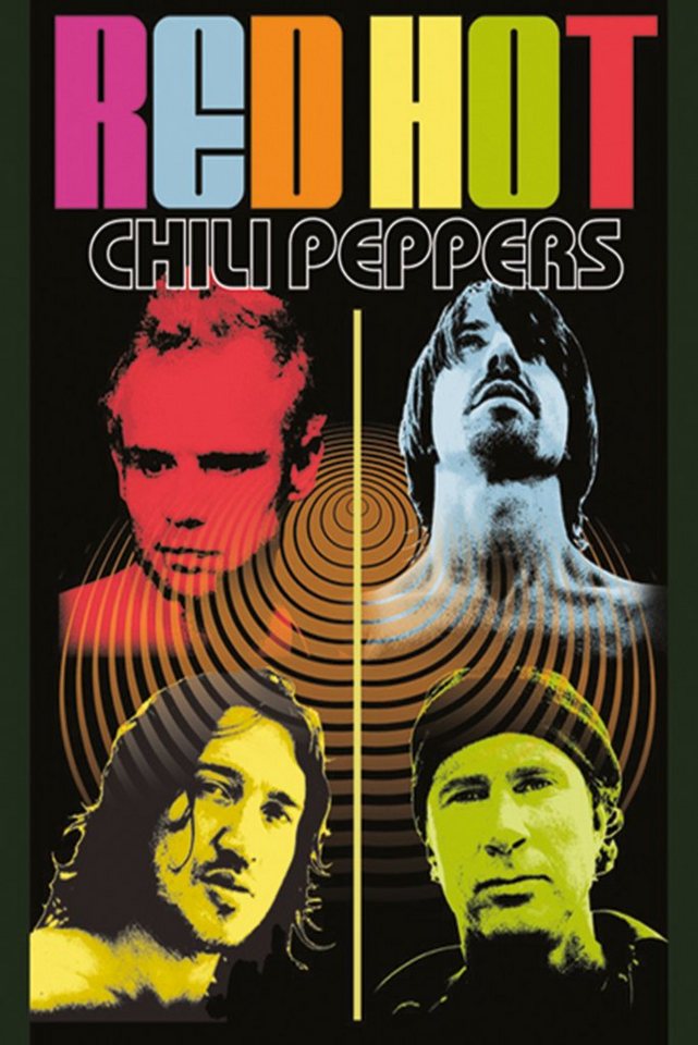 PYRAMID Poster Red Hot Chili Peppers Poster Colour Me 61 x 91,5 cm von PYRAMID