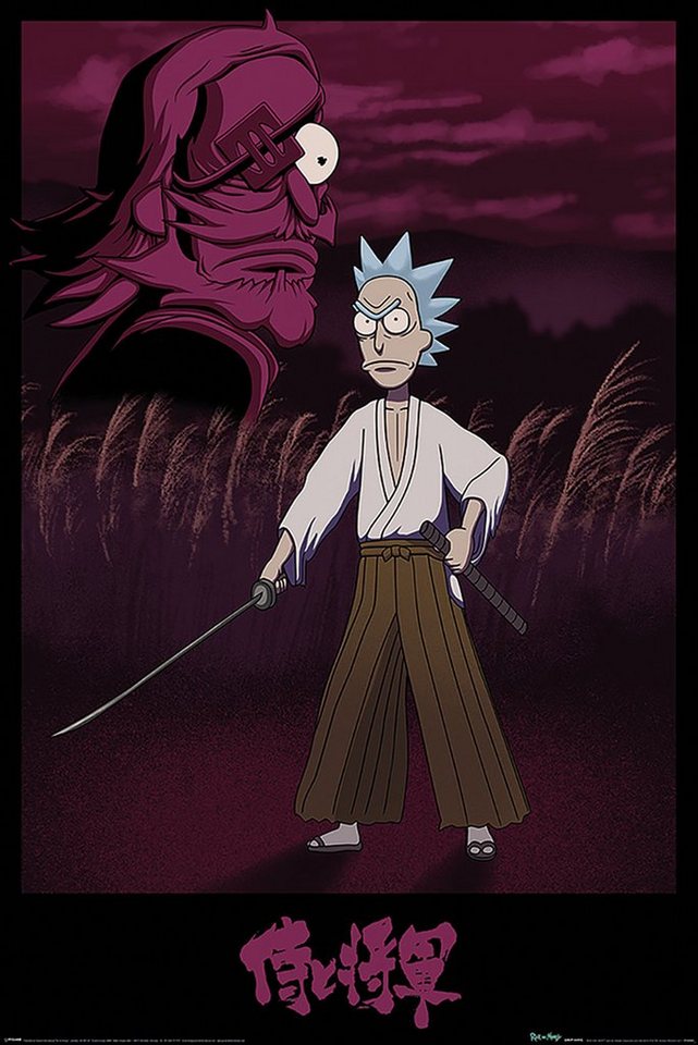 PYRAMID Poster Rick and Morty Poster Samurai Rick 61 x 91,5 cm PYRAMID Poster Rick and Morty Poster Samurai Rick 61 x 91,5 cm von PYRAMID