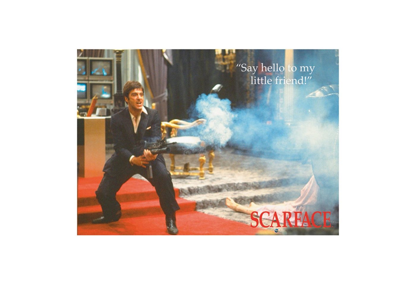 PYRAMID Poster Scarface Poster 86 x 61 cm von PYRAMID