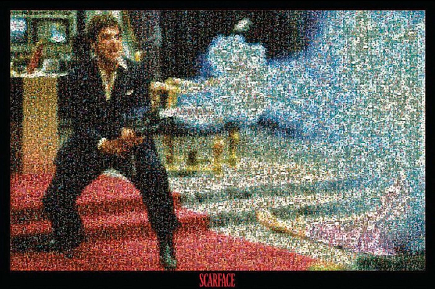 PYRAMID Poster Scarface Poster Mosaik 86 x 61 cm von PYRAMID