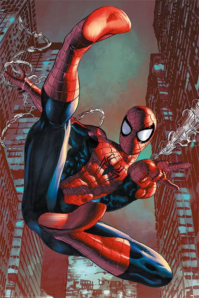 PYRAMID Poster Spiderman Poster Comic Web Slinger 61 x 91,5 cm von PYRAMID