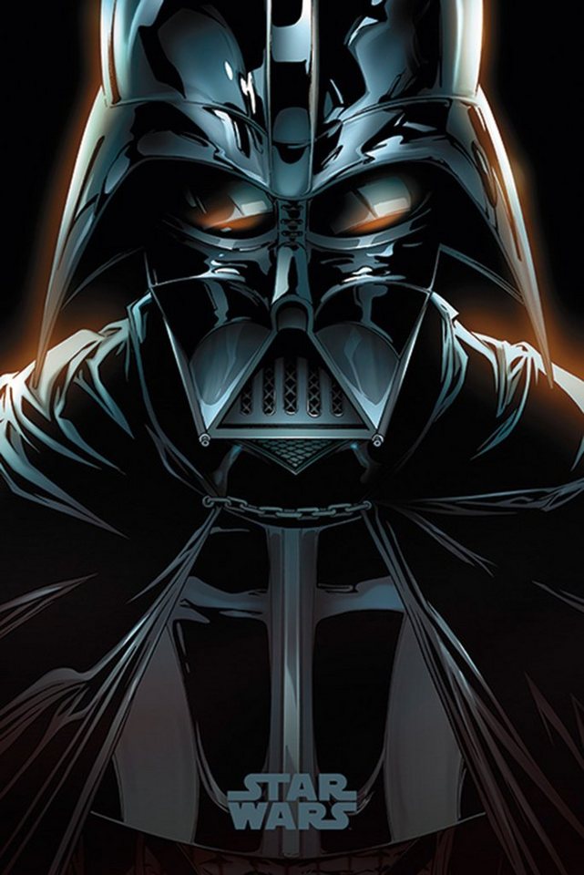 PYRAMID Poster Star Wars Poster Darth Vader Comic 61 x 91,5 cm von PYRAMID