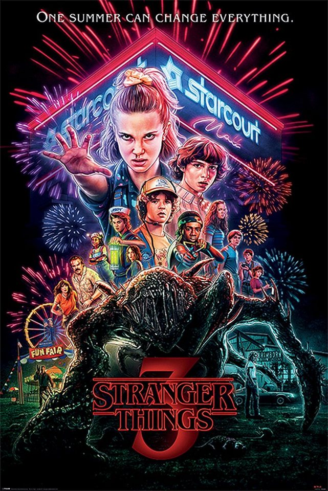 PYRAMID Poster Stranger Things Poster Season 3 Summer of 85 61 x 91,5 cm von PYRAMID