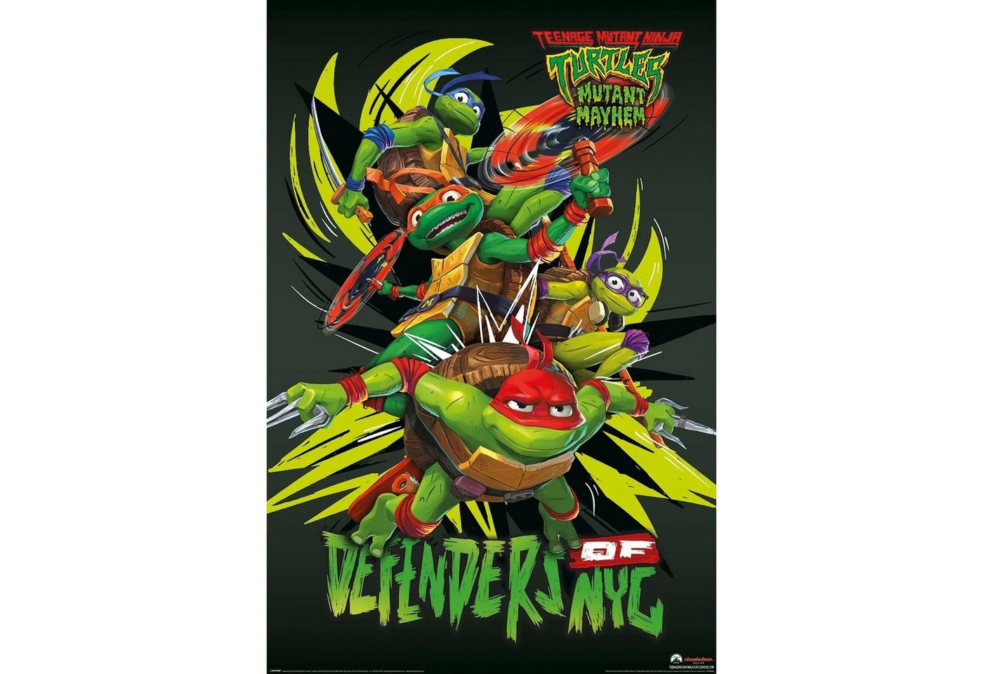 PYRAMID Poster Teenage Mutant Ninja Turtles Poster Mutant Mayhem 61 x 91,5 von PYRAMID