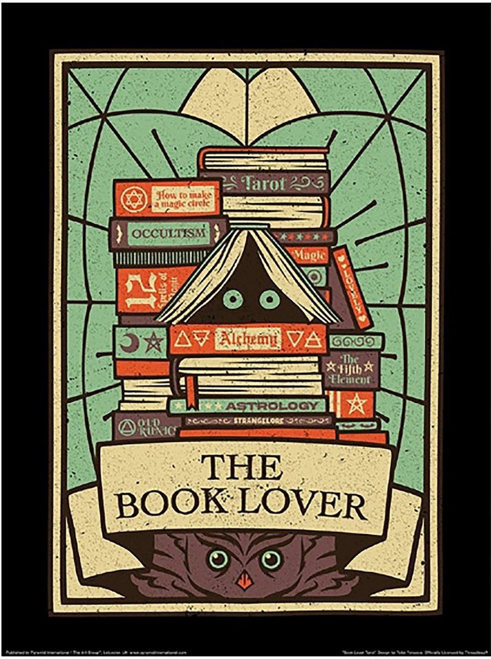 PYRAMID Poster The Book Lover Kunstdruck Tobe Fonseca, Threadless 30 x 40 cm PYRAMID Poster The Book Lover Kunstdruck Tobe Fonseca, Threadless 30 x 40 cm von PYRAMID