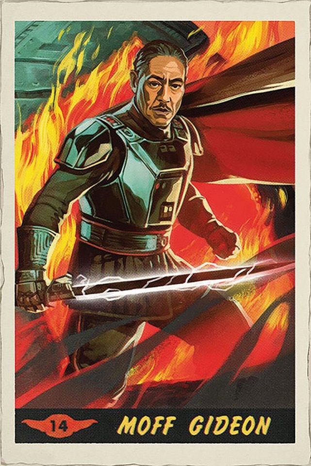 PYRAMID Poster The Mandalorian Poster Moff Gideon Card 61 x 91,5 cm von PYRAMID