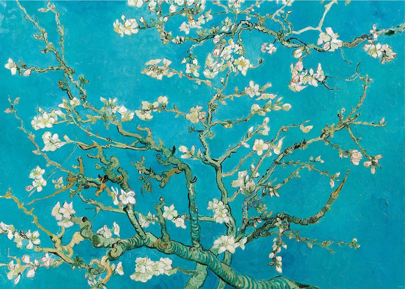 PYRAMID Poster Van Gogh Riesenposter Mandelblüten, 1890 140 x 100 cm von PYRAMID