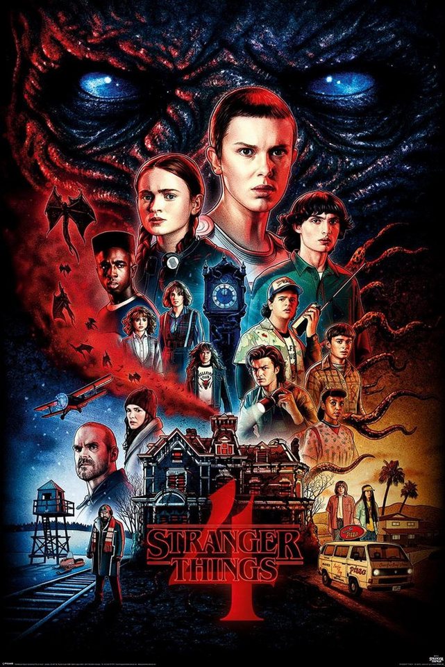 PYRAMID Poster Stranger Things 4 Poster Vecna 61 x 91,5 cm von PYRAMID