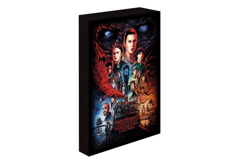 PYRAMID Stehlampe Stranger Things Light Up Canvas Bild von PYRAMID