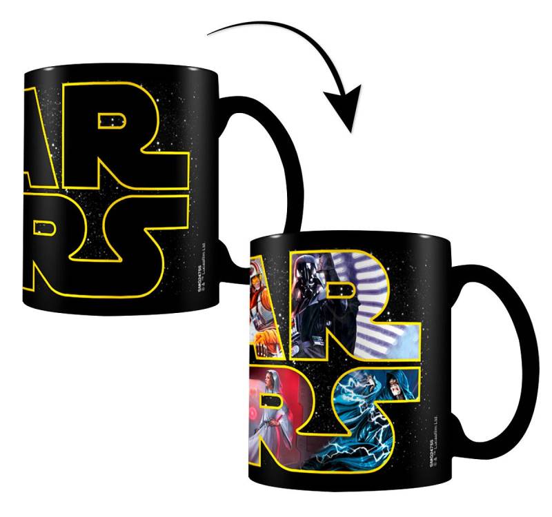 PYRAMID Tasse Star Wars ThermoeffektTasse Logo Characters von PYRAMID
