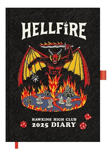 Pyramid – Stranger Things 2025 A5 Diary 14,8x21cm, täglicher Planer für Serien-Fans, perfekt für Büro & Schule von Pyramid Europe
