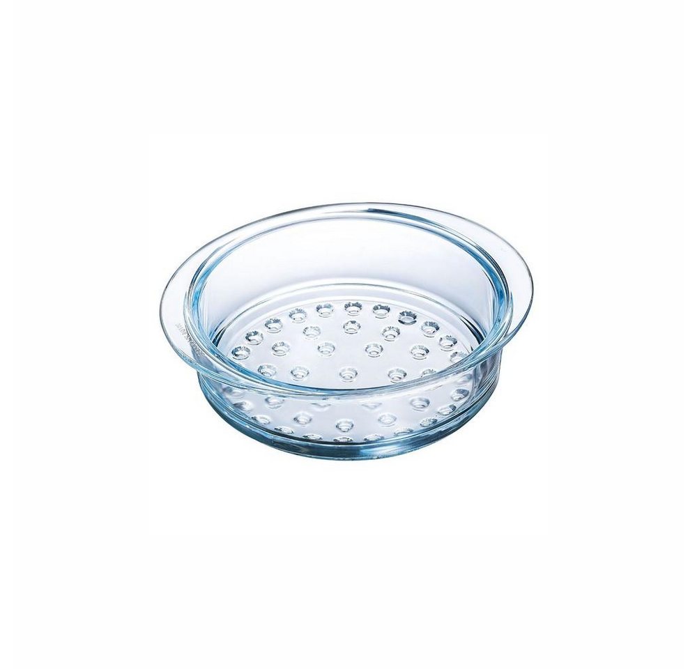 PYREX Auflaufform Pyrex Dampfeinsatz Glas Kochform SteamCare rund 20 cm, Glas PYREX Auflaufform Pyrex Dampfeinsatz Glas Kochform SteamCare rund 20 cm, Glas von PYREX