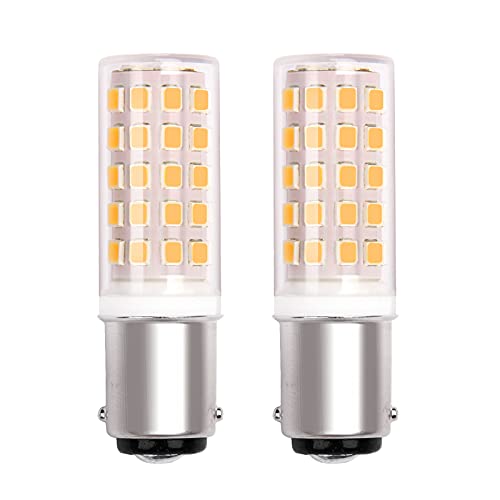 PYRJIN B15d Led Lampe Birne 230V 5W GlüHbirne, Doppelkontakt 40W Halogen Equivalent Sbc Kleine Bajonett Led Birnen 230V Warmweiß 3000K, FüR KüHlschrank/NäHmaschine. (2er-Pack) von PYRJIN