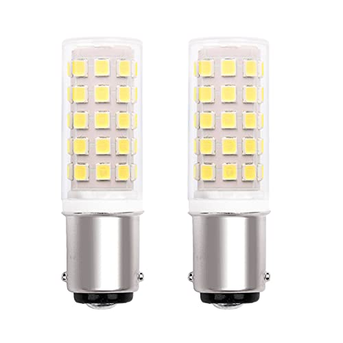 Ba15d NäHmaschinenlampe Led B15 230V Led GlüHbirne, 40W Halogen-Equivalent Sbc Kleine Bajonett Doppelkontakt B15D Led-Birnen, Kaltweiß 6000K FüR NäHmaschine Leuchtmittel/Dunstabzugshaube. (2er-Pack) von PYRJIN