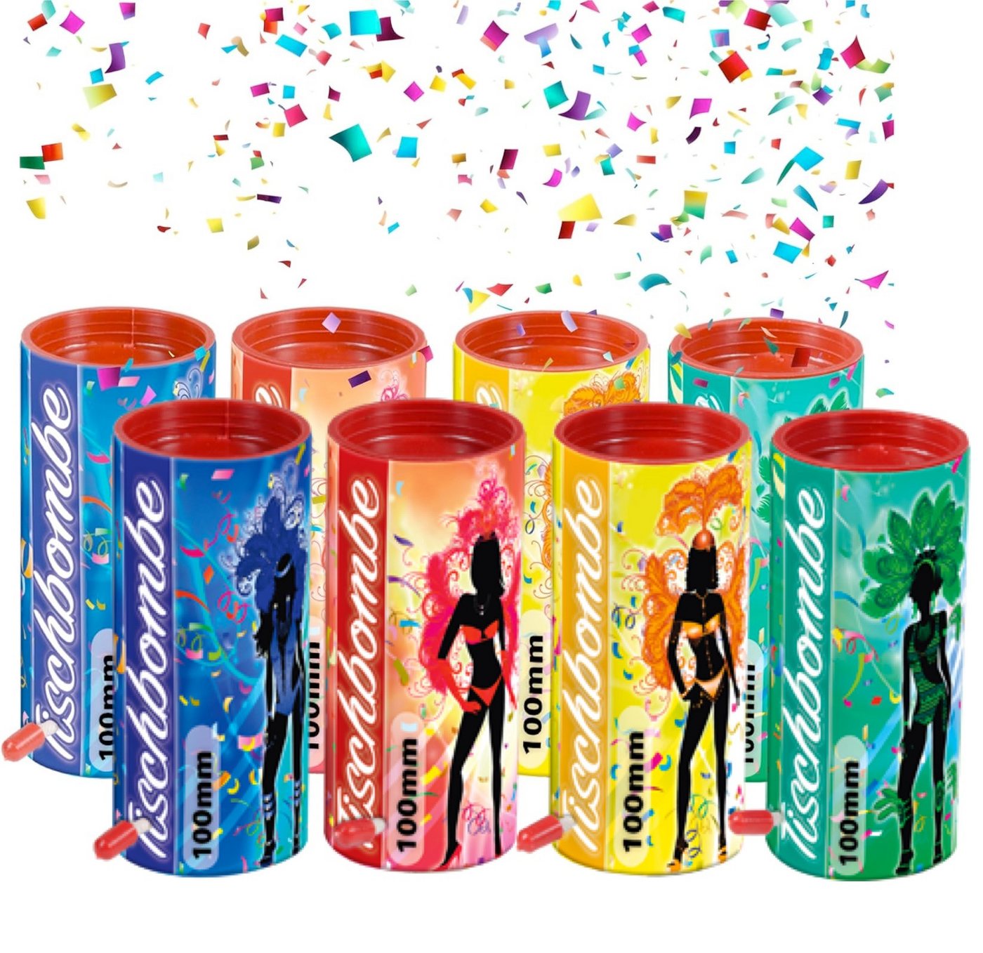 PYROHELD Geburtstagskerze 4er Tischbomben Partypopper Silvester, Feuerwerk Kinder (Set, 1-tlg) von PYROHELD