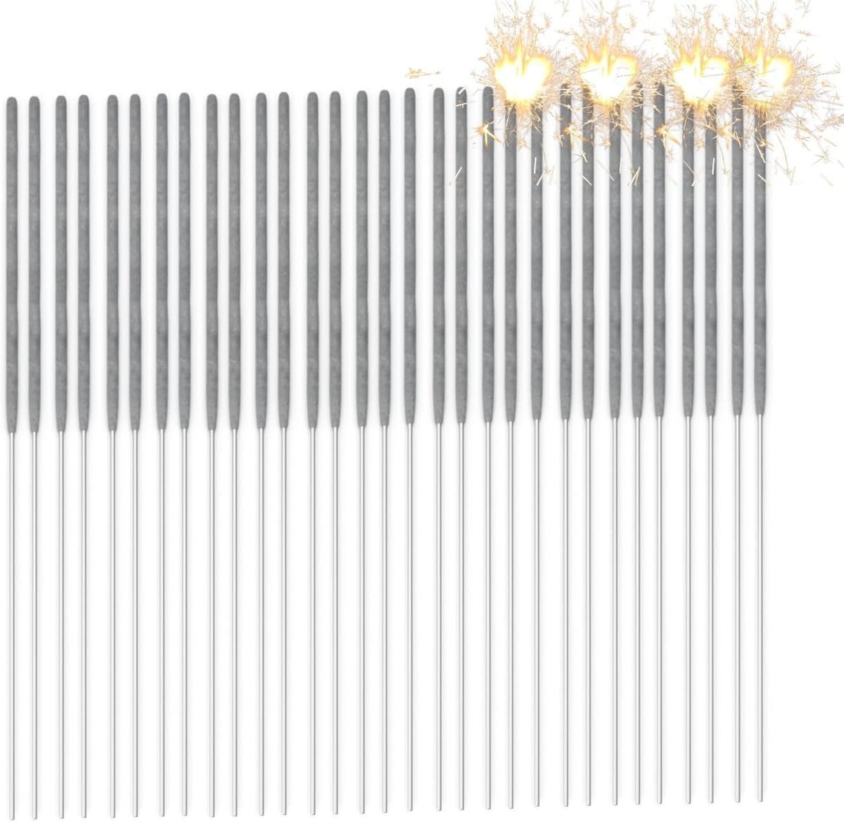 PYROHELD Geburtstagskerze Wunderkerzen - Sternspritzer 17 cm - Silvester - Jugendfeuerwerk (Set, 100-tlg) von PYROHELD