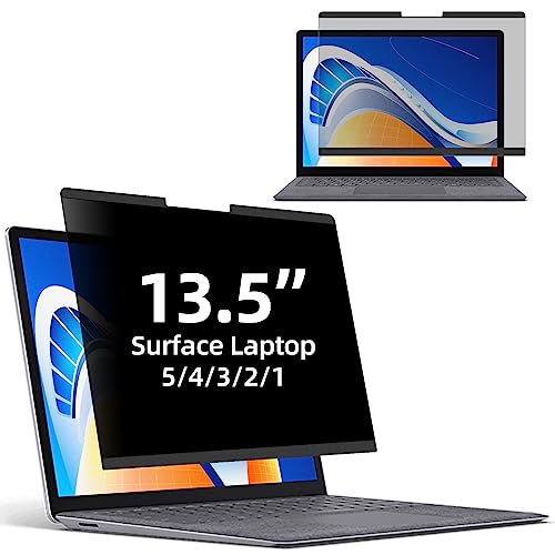 PYS 13,5 Zoll Surface Blickschutzfolie Magnetischer abnehmbarer Blickschutzfilter für Surface Laptop 3 /4 /5 von PYS