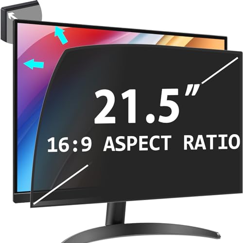 PYS 21,5 Zoll Blickschutzfolie für 16:9 Ultra-Slim Bezel Monitor Selbstklebend Abnehmbar Blickschutzfilter Blendfrei Blaulicht Blocking Bildschirm Schutzfolie PYS 21,5 Zoll Blickschutzfolie für 16:9 Ultra-Slim Bezel Monitor Selbstklebend Abnehmbar Blickschutzfilter Blendfrei Blaulicht Blocking Bildschirm Schutzfolie von PYS
