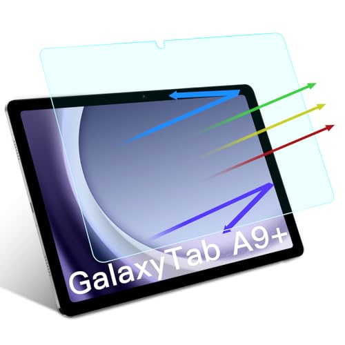 PYS Blaulicht Blocking Schutzfolie für Samsung Tab A9+ Tablet 11 Zoll Anti Glare Kratzfest Blaulichtblock um Augen zu Schutzen 2 Stück von PYS