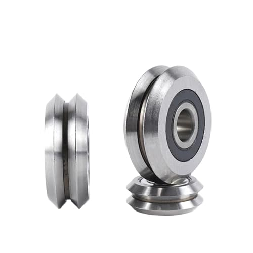 1 STÜCK W4 90° W-Typ Nutlager Federmaschinen-Riemenscheibenführung Rollenlager - Selbstausrichtende Kugellager von PYSyansu