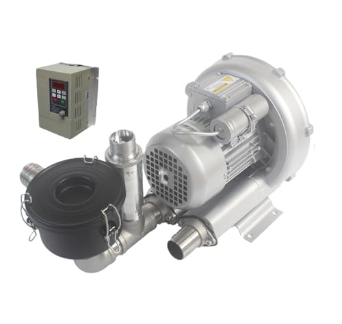 1 Stück 0,5 PS Hochdruck-Seitenkanal-Ringgebläse vom Vortex-Typ – 370 W Turbogebläse mit Filterkasten for den industriellen Einsatz(With Vfd) von PYSyansu