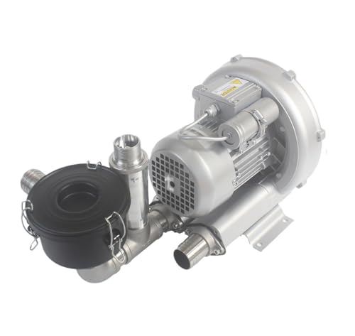 1 Stück 0,5 PS Hochdruck-Seitenkanal-Ringgebläse vom Vortex-Typ – 370 W Turbogebläse mit Filterkasten for den industriellen Einsatz(Without Vfd) von PYSyansu